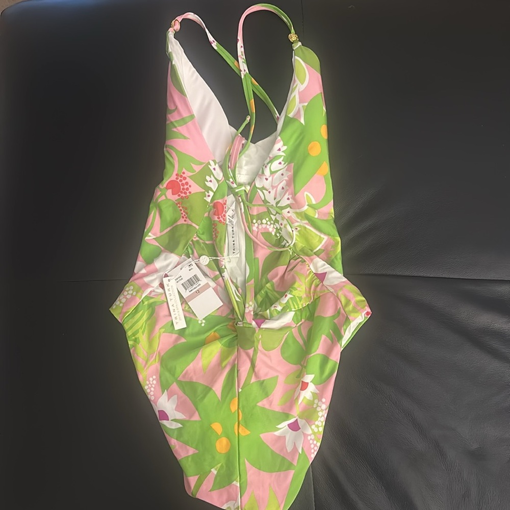 Trina Turk Women's Standard La Palma Convertible One Piece NWT 12 - Picture 3 of 4